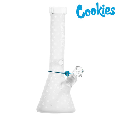 Cookies V Beaker Bong - 14in Clear