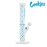 Cookies V Straight Tube Bong - 14in White