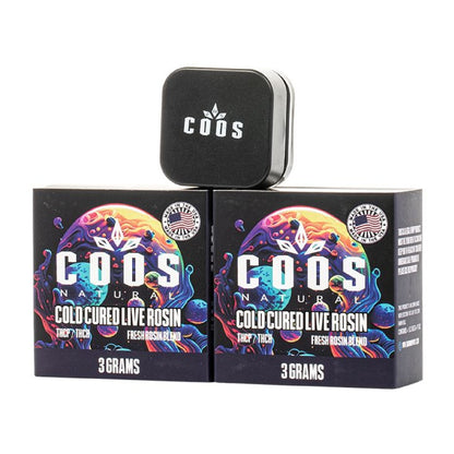 Coos Natural Cold Cured Live Rosin THC Diamond Dabs - 3g