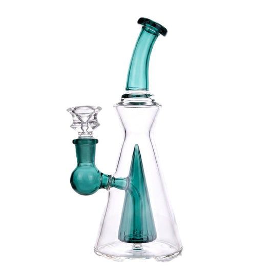 Core Sample Perc Bong - 8in Teal