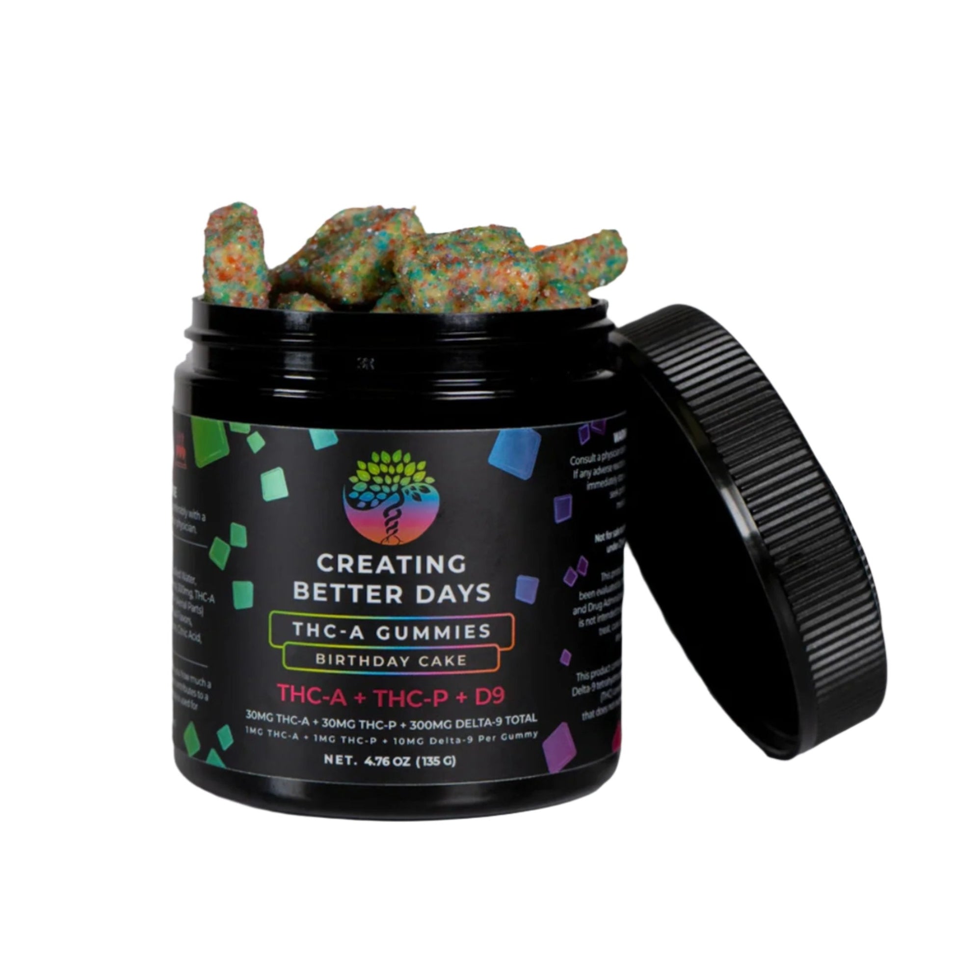 Creating Better Days Birthday Cake THC-A Gummies - 360mg