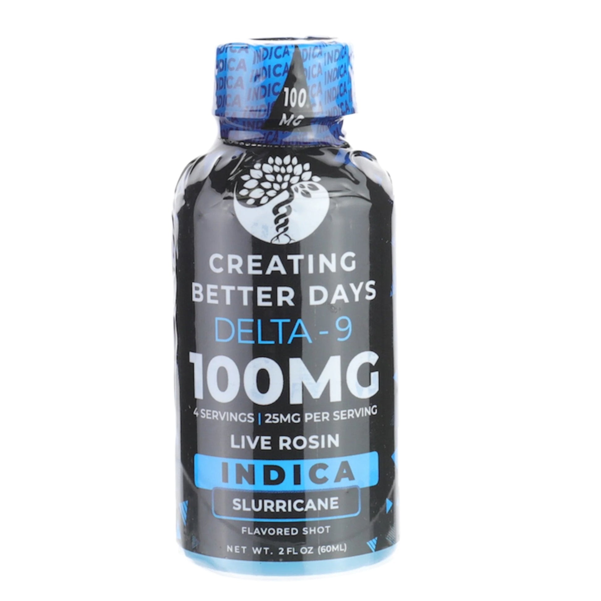 Creating Better Days Delta 9 Shot - 100mg Slurricane / 1 Pack