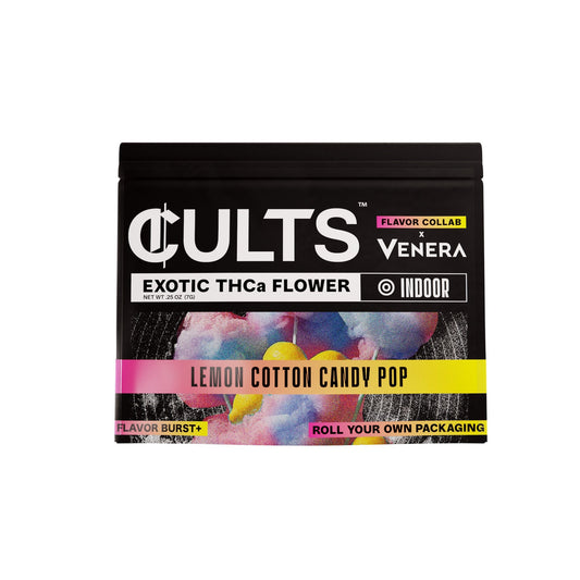 Cults x Venera Exotic THC-A Flower - 7g Lemon Cotton Candy Pop