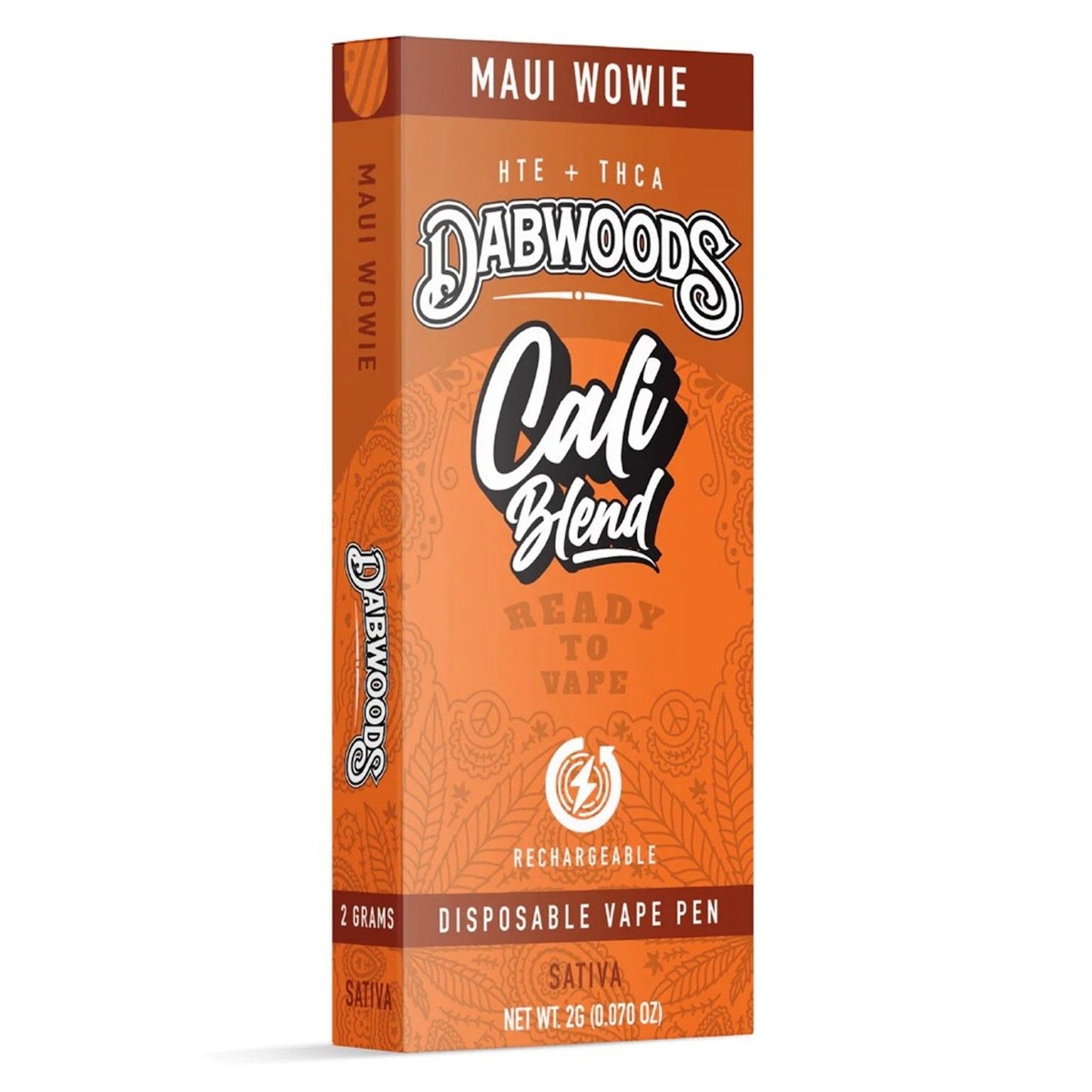 Dabwoods Cali Blend Vaporizer - 2000mg Maui Wowie (S)