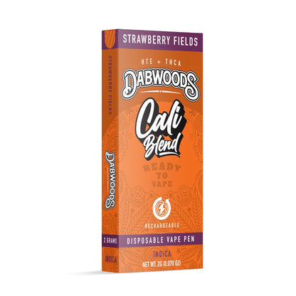 Dabwoods Cali Blend Vaporizer - 2000mg Strawberry Fields (I)