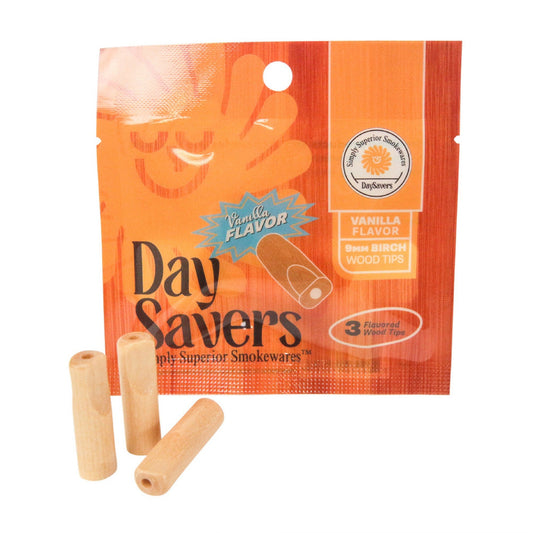 Day Savers 9mm Sugar Flavor Wood Filter Tipcs (3 pack) Vanilla
