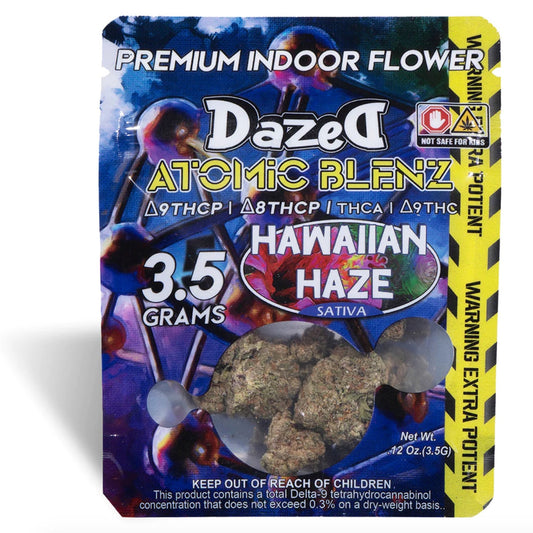 Dazed Atomic Blenz Hawaiian Haze THC-A Flower - 3.5g
