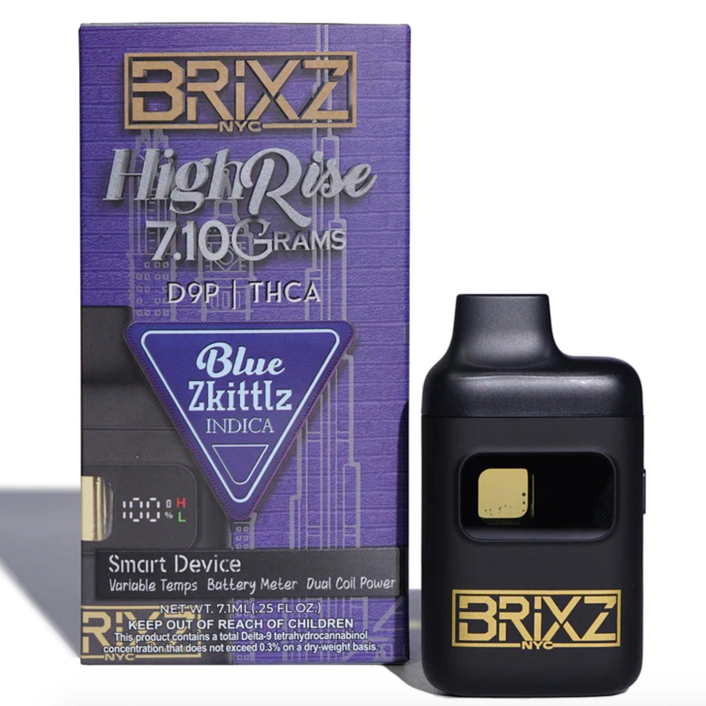 Brixs Highrise THC-A Vaporizer - 7.1g - Everything 420 Brixs Highrise THC-A Vaporizer - 7.1g - Everything 420