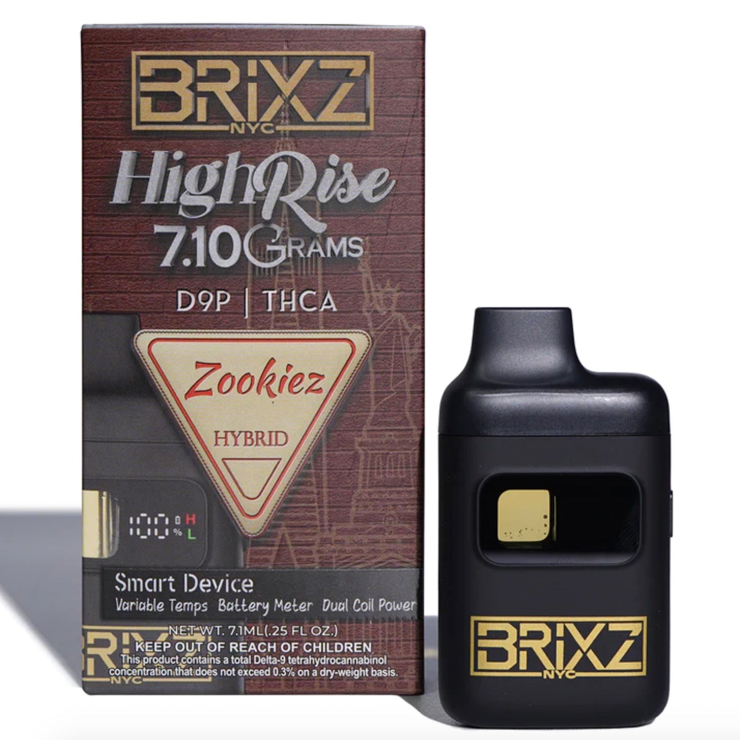 Dazed Brixs Highrise THC-A Vaporizer - 7.1g
