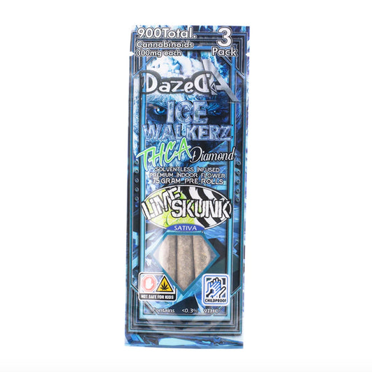 Dazed Icewalker THC-A Pre-Rolls - 3pk