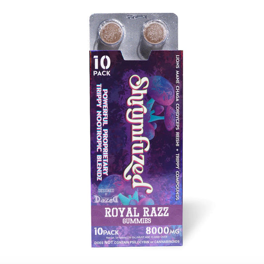 Dazed Shrumfused Royal Razz Gummies - 10pk