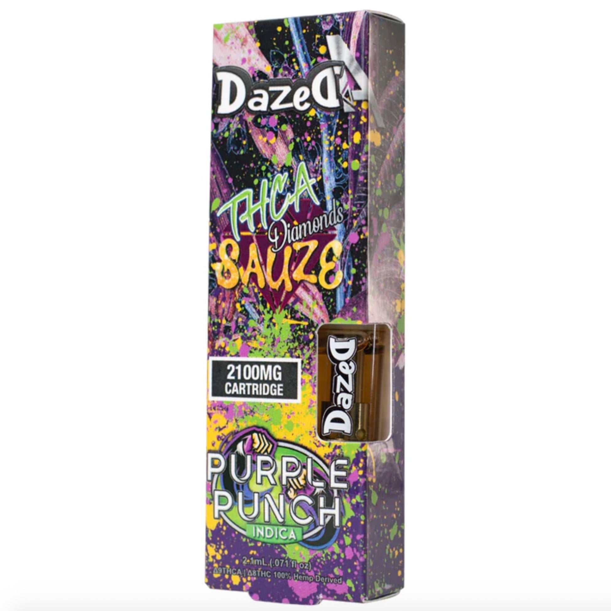 Dazed THC-A Diamond Sauze Cartridge - 2100mg