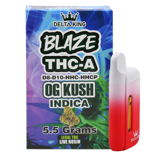 Delta King Blaze THC-A Vaporizer - 5500mg