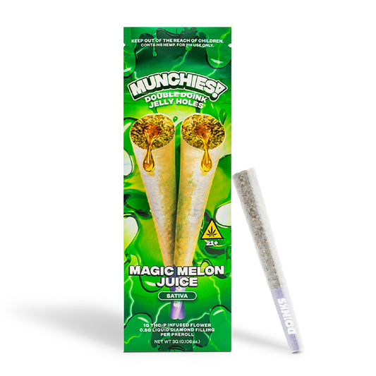Delta Munchies Double Doinks THC-P Pre-rolls - 3g (2ct) Magic Melon Juice / 1 Pack