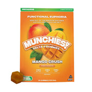 Delta Munchies Functional Euphoria Delta 9 Boosted Gummies - 400mg (20ct) Mango Crush (H)
