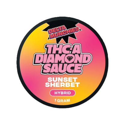 Delta Munchies THC-A Diamond Sauce - 1000mg Sunset Sherbert (H)