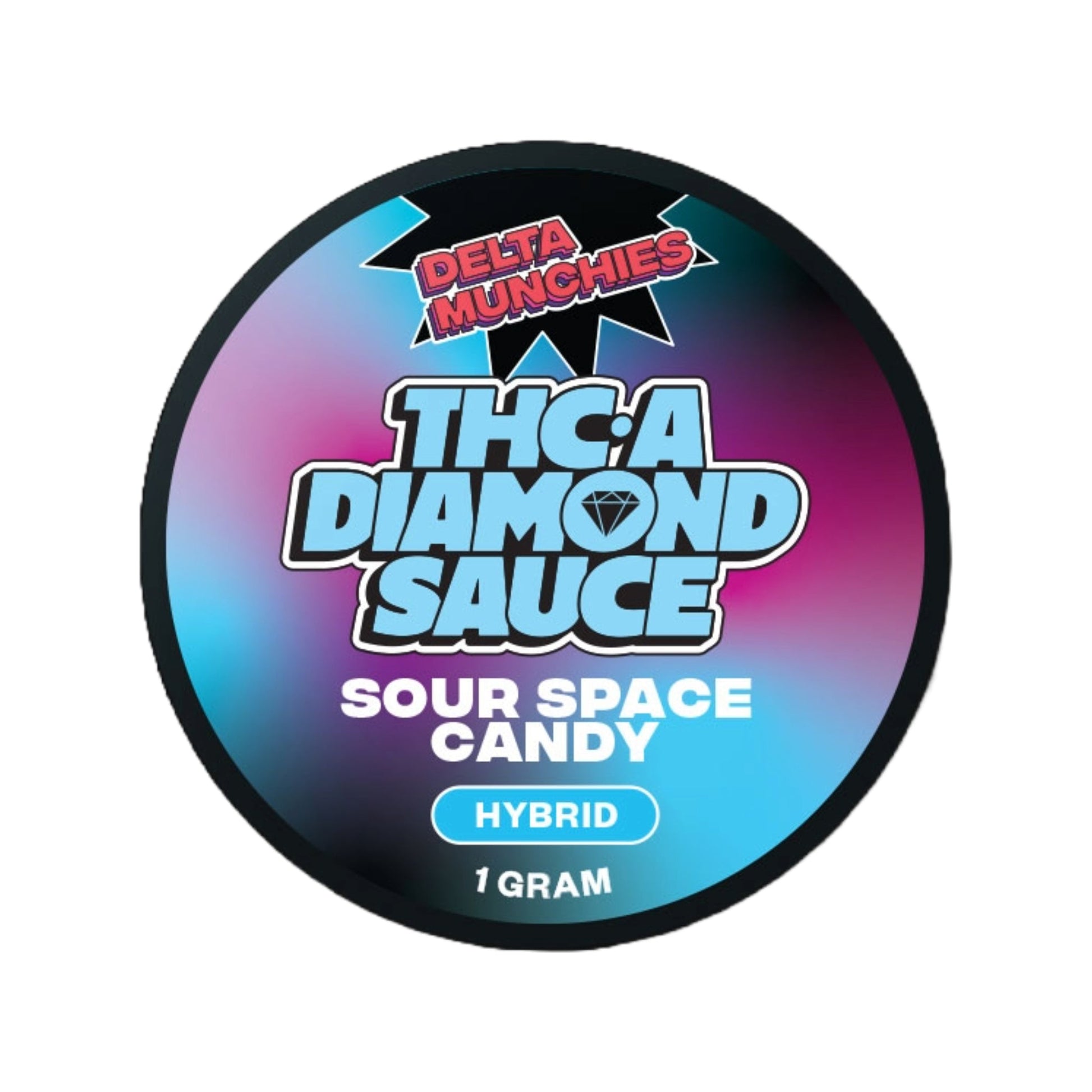 Delta Munchies THC-A Diamond Sauce - 1000mg Sour Space Candy (H)