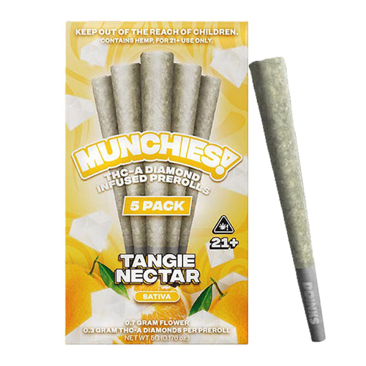 Delta Munchies THC-A Pre-Roll - 5ct Tangie Nectar (S) / 1
