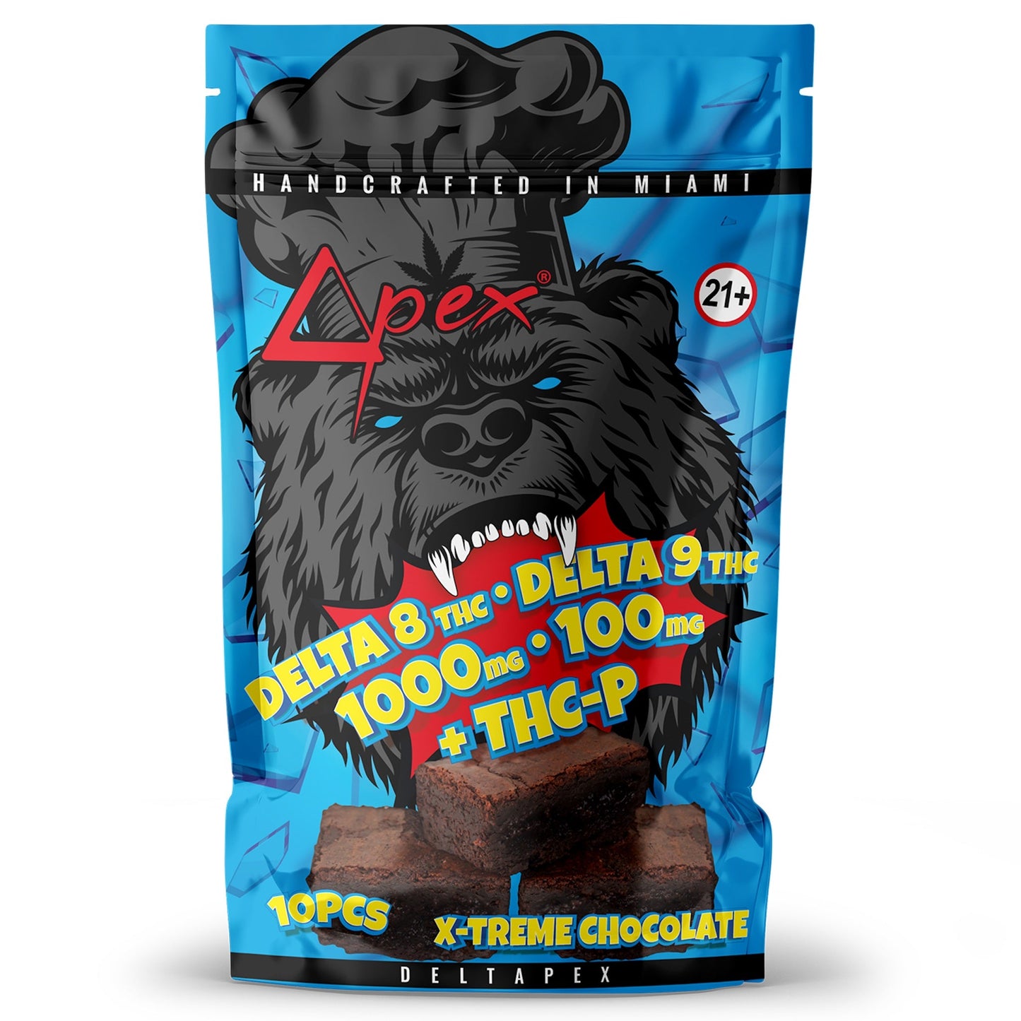 Delta Pex D8/D9/THC-P Edibles - 1000mg 1 / X-Treme Chocolate