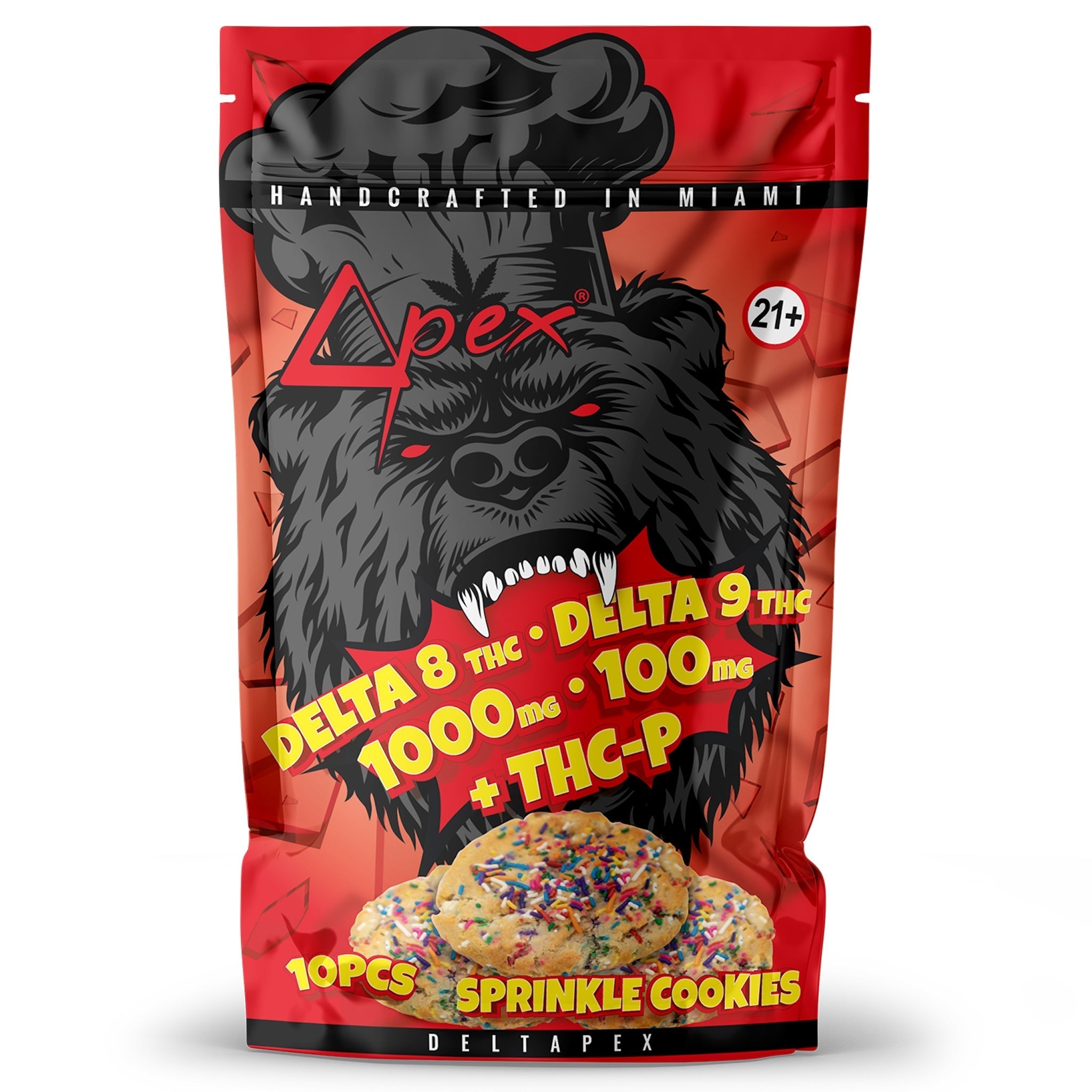 Delta Pex D8/D9/THCP Sprinkle Cookie Edibles 1000mg Everything 420