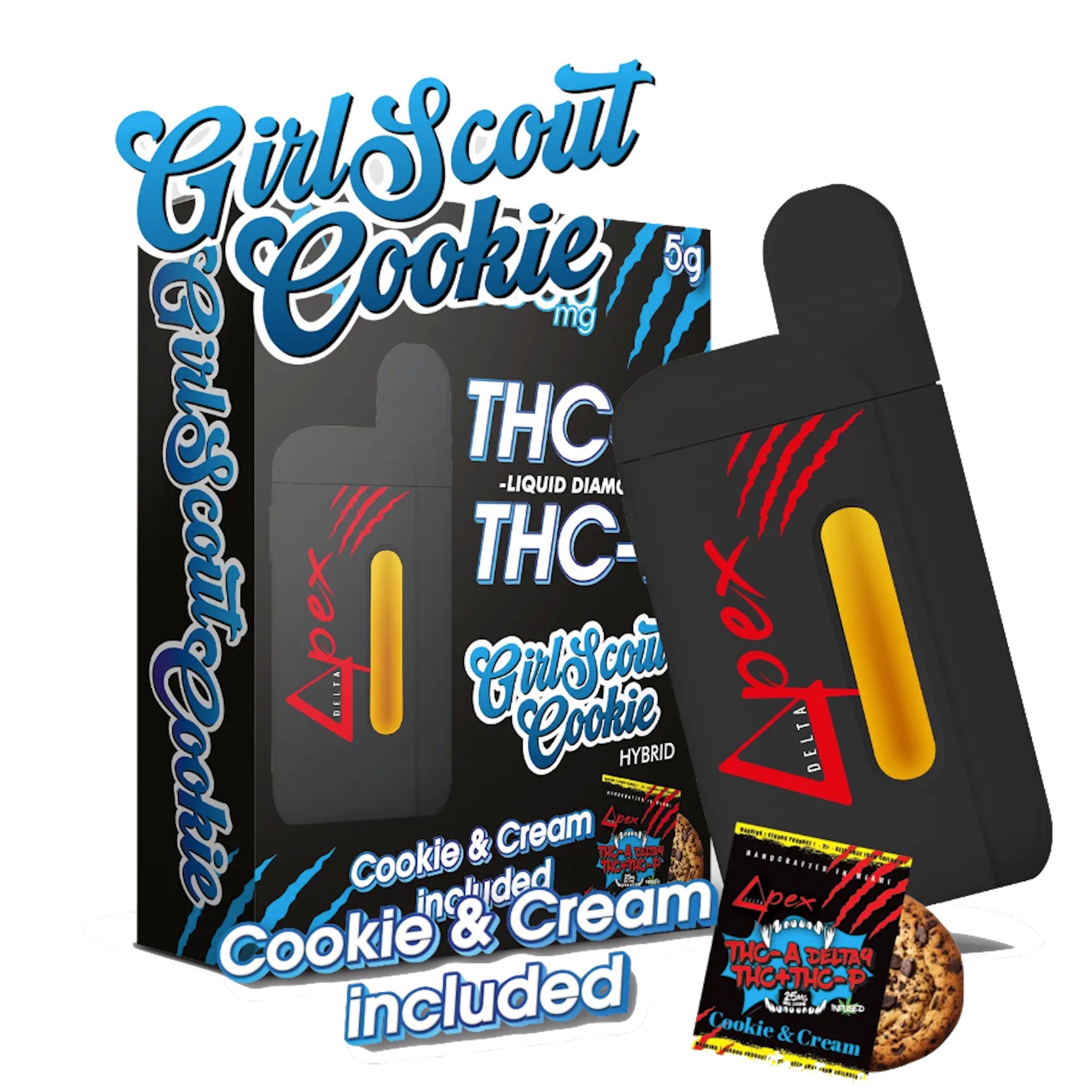 Carts Real Or Fake Cookies Delta 8 Disposable Vape Pen 3gm  Rock N' Roll  It Cookies Thc Vapes