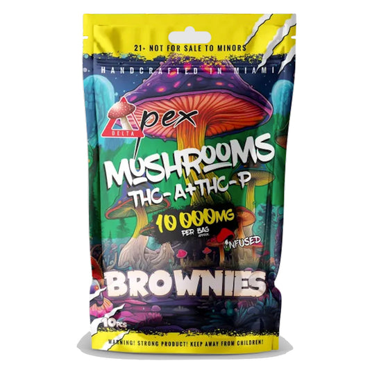 Delta Pex Magic Mushroom Brownies - 10,000mg