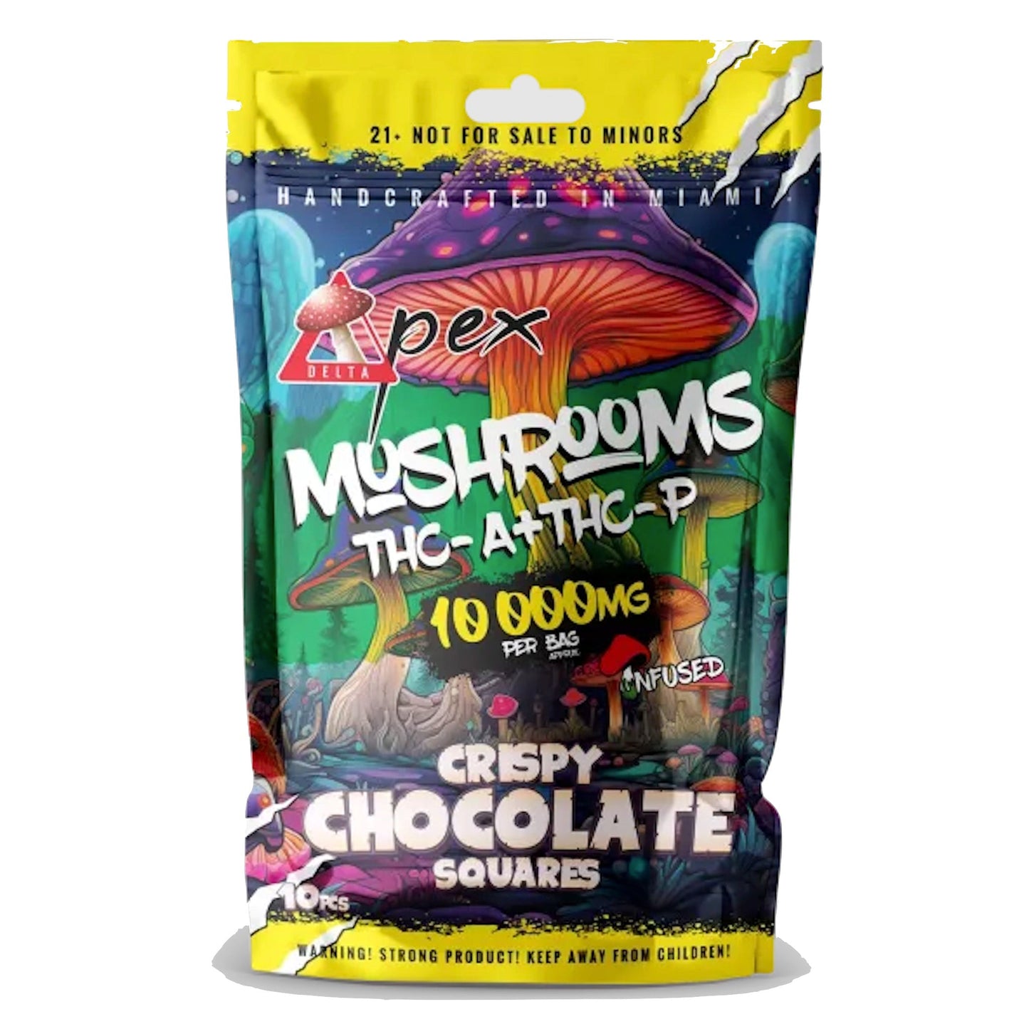 Delta Pex Magic Mushroom Crispy Chocolate - 10,000mg