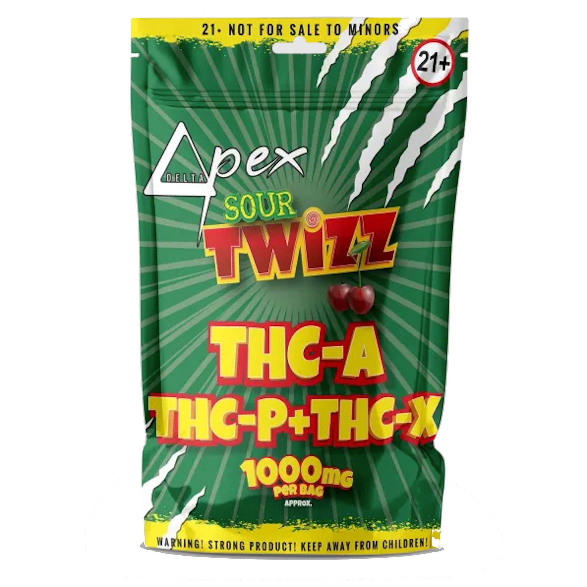 Delta Pex Sour Twizz THC-A + THC-X Candies - 1000mg