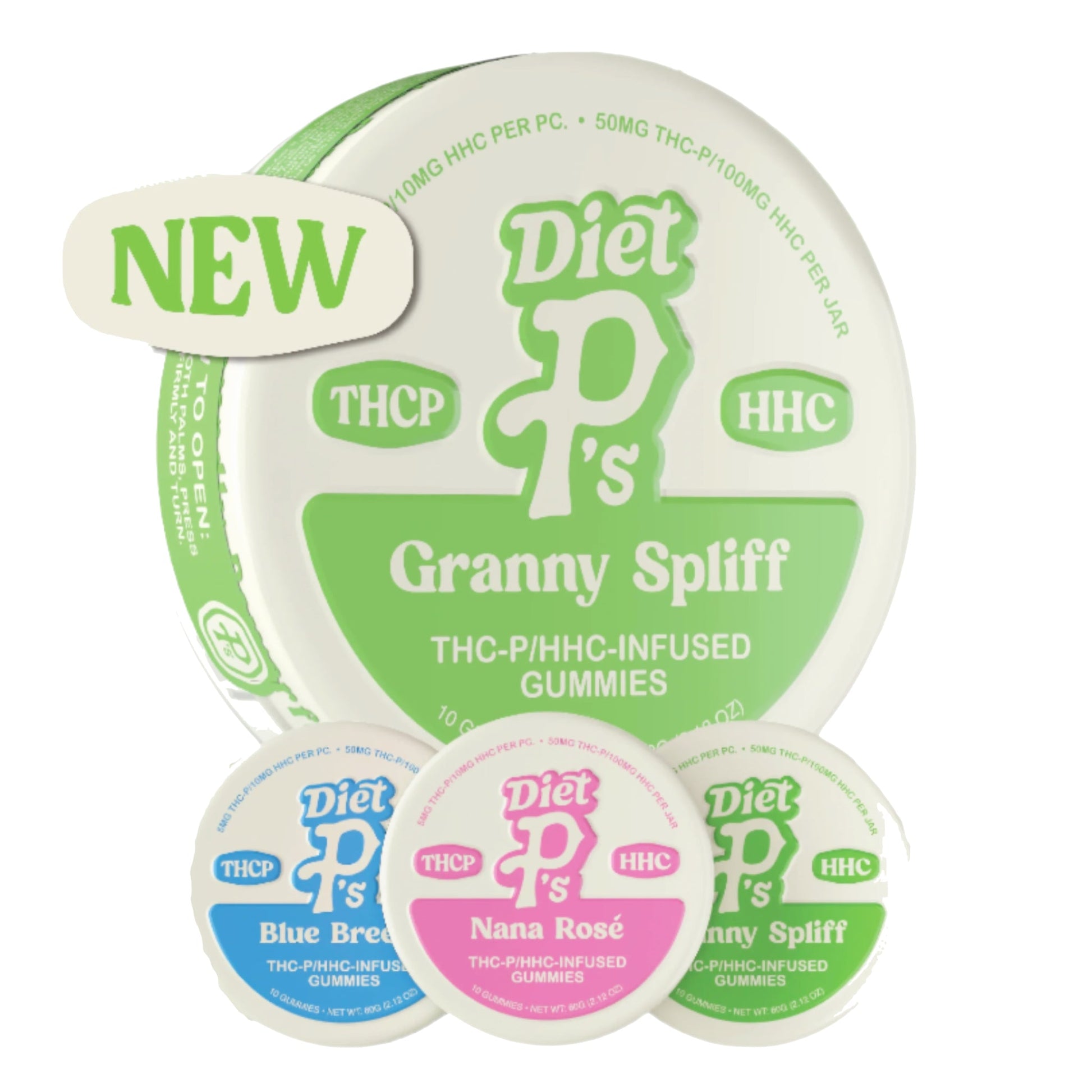 Diet Ps THC-P + HHC Gummies - 150mg