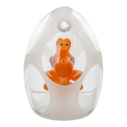 Dino DNA Bubbler Bong - 5in Orange