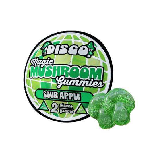 Disco Magic Mushroom Gravity Gummies - 2000mg Sour Apple