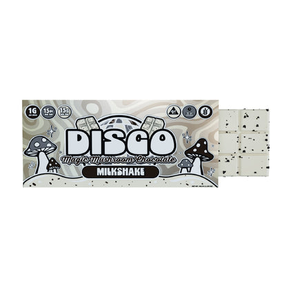 Disco Magic Mushrooms Chocolate Bar - 15g Milk Shake
