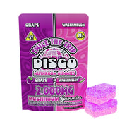 Disco Mushrooms Twice The Trip Double Stack Gummies - 2,000mg Grape X Watermelon