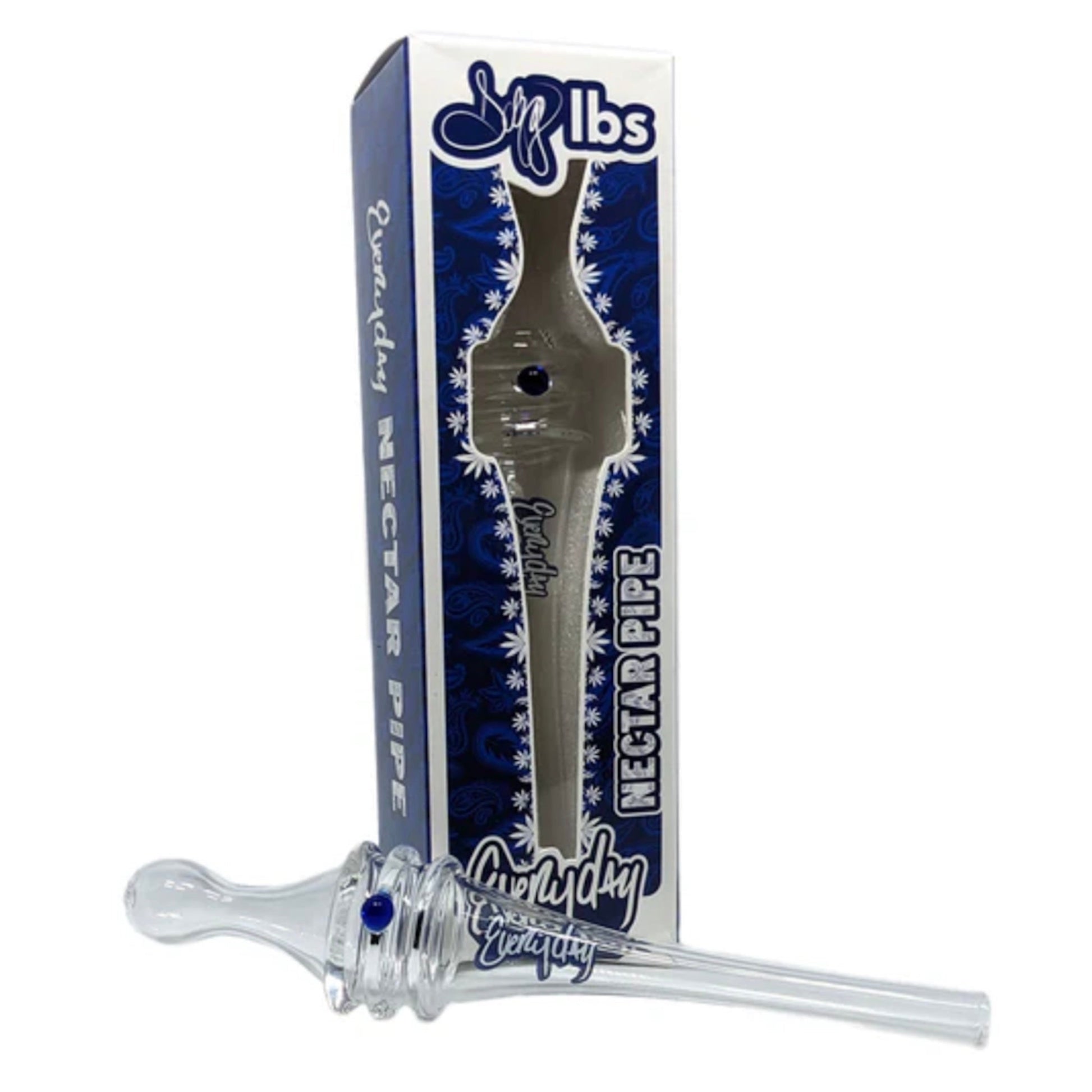Dogg Lbs Glass Everyday Nector Pipe - 6in