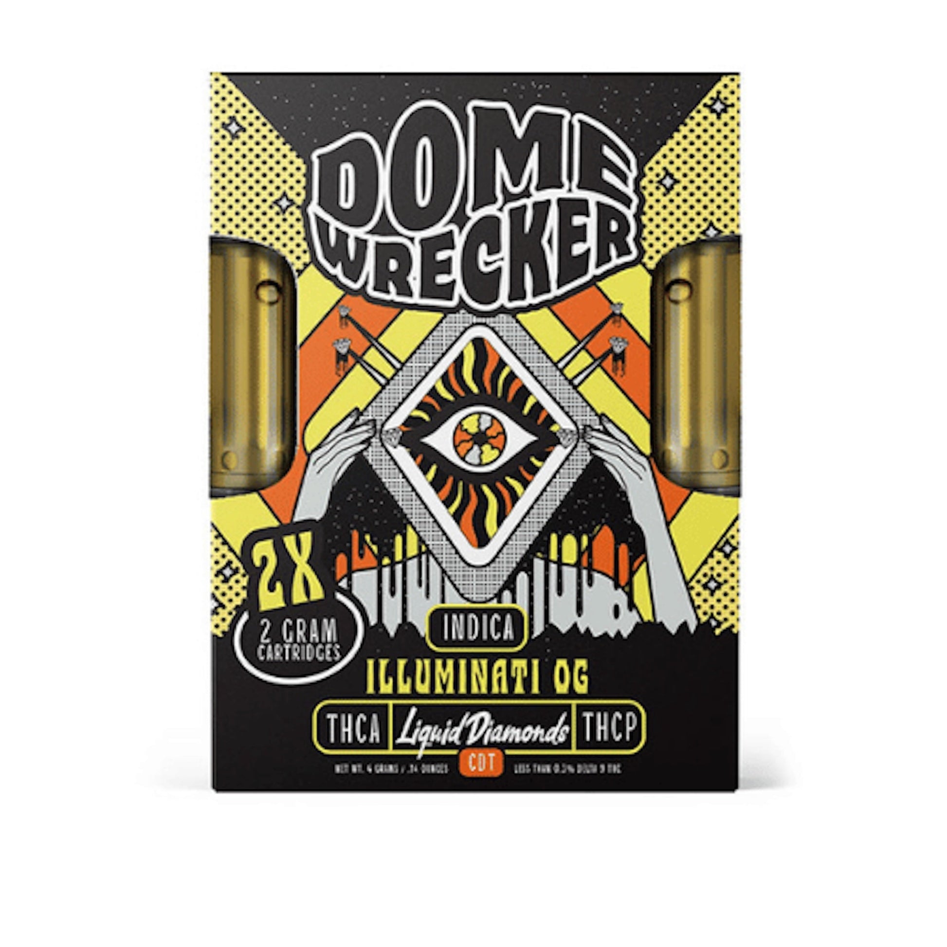 Dome Wrecker Illuminati OG THC-A Duo Devices - 4000mg