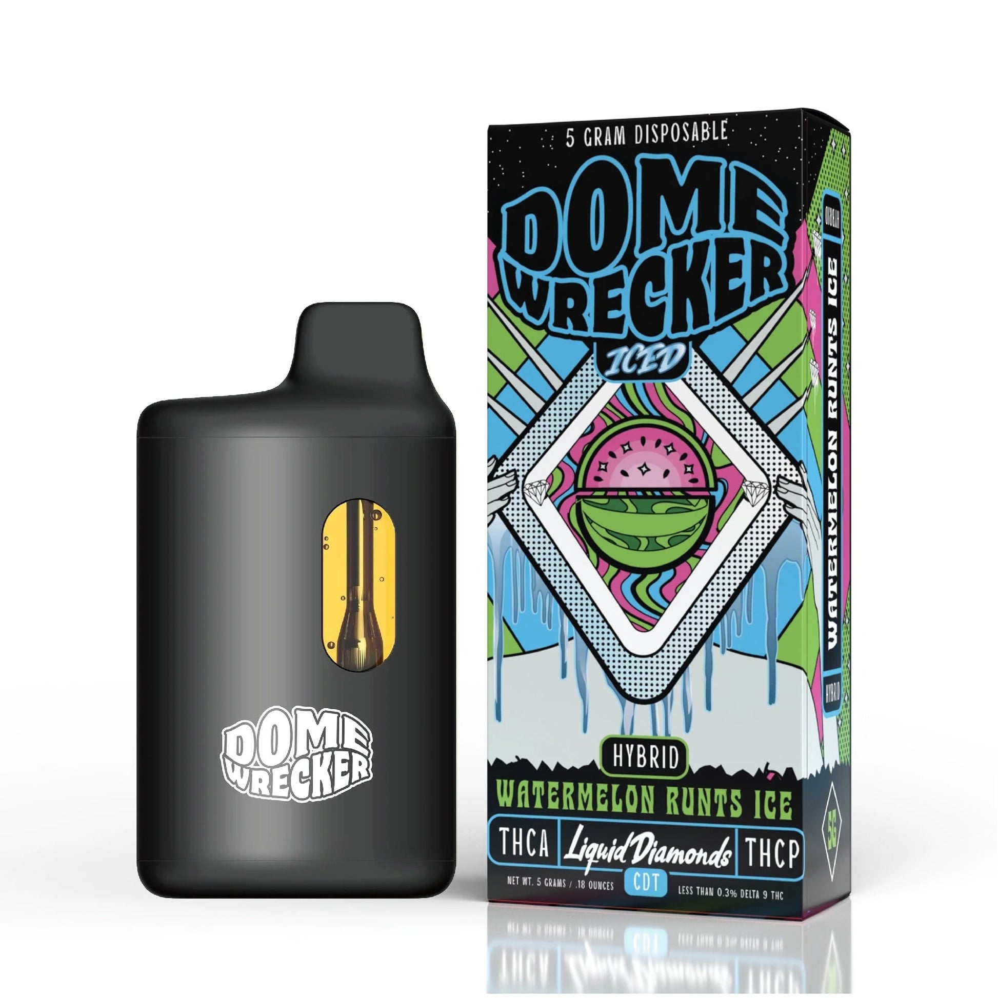 Dome Wrecker THC-A Device - 5000mg Watermelon Runtz Ice (H) / 1 Pack