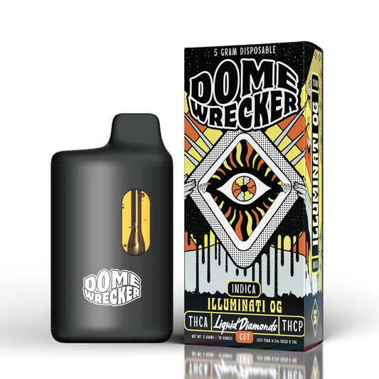 Dome Wrecker THC-A Device - 5000mg Illuminati OG (I) / 1 Pack