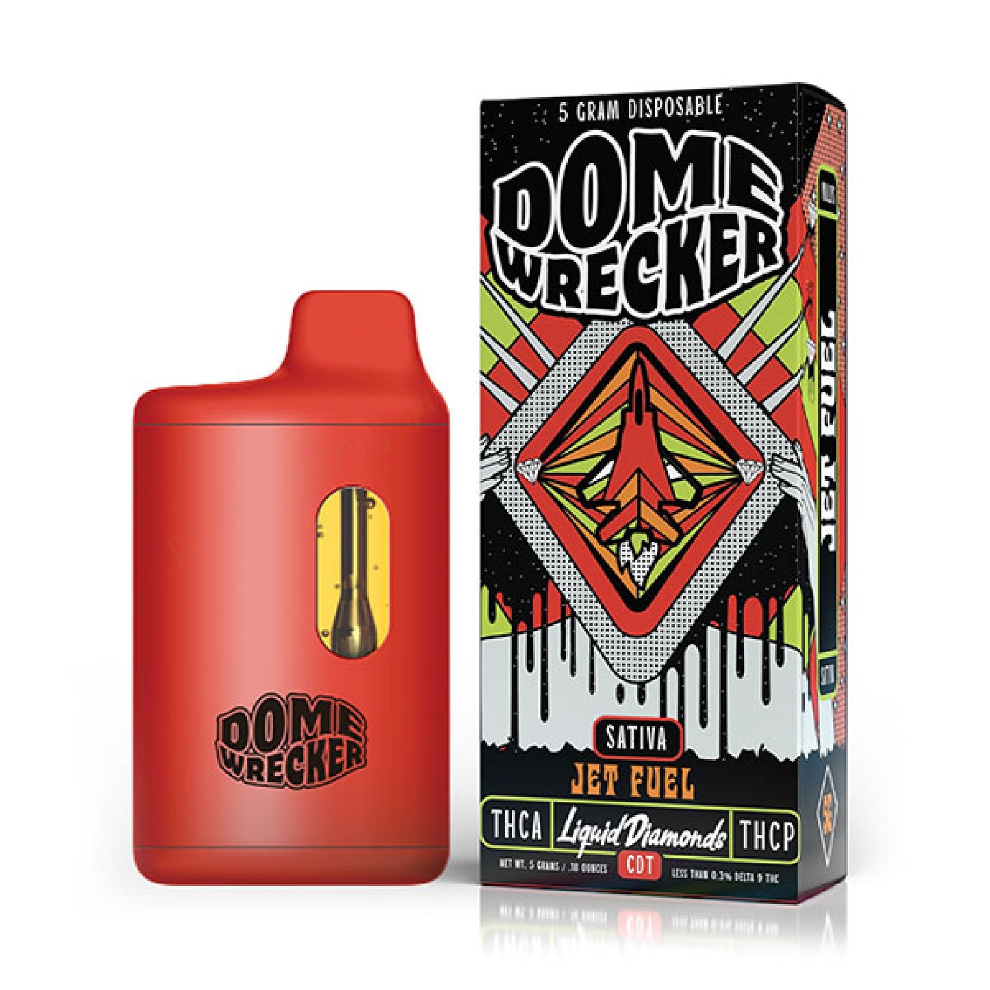 Dome Wrecker THC-A Vaporizer - 3500mg Jet Fuel (S)