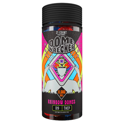Dome Wrecker THC-P + Delta 9 Gummies - 11,000mg Rainbow Domes