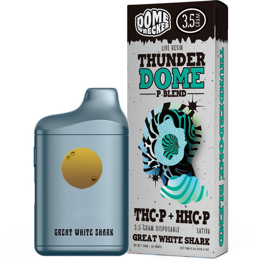 Dome Wrecker Thunder Dome Live Resin P-Blend Vaporizer - 3500mg Great White Shark (S)