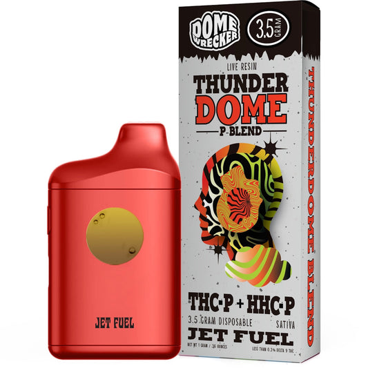 Dome Wrecker Thunder Dome Live Resin P-Blend Vaporizer - 3500mg Jet Fuel (S)