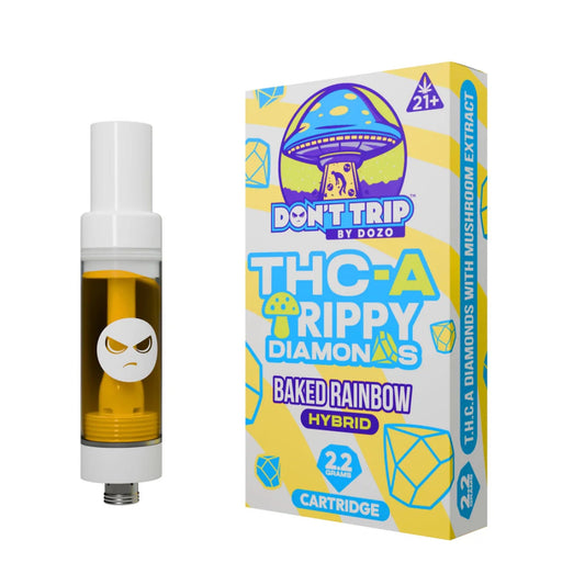 Dont Trip Shroom + THC-A Baked Rainbow Cartridge - 2200mg