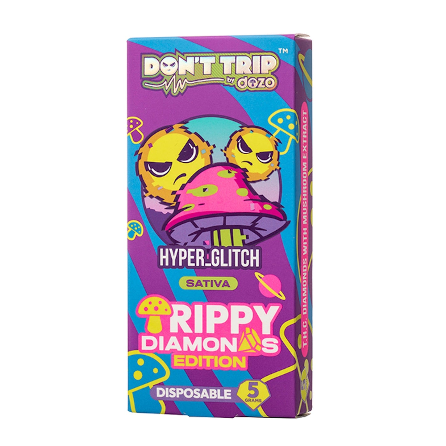 Dont Trip Trippy Diamonds Hyper Glitch Vaporizer - 5000mg