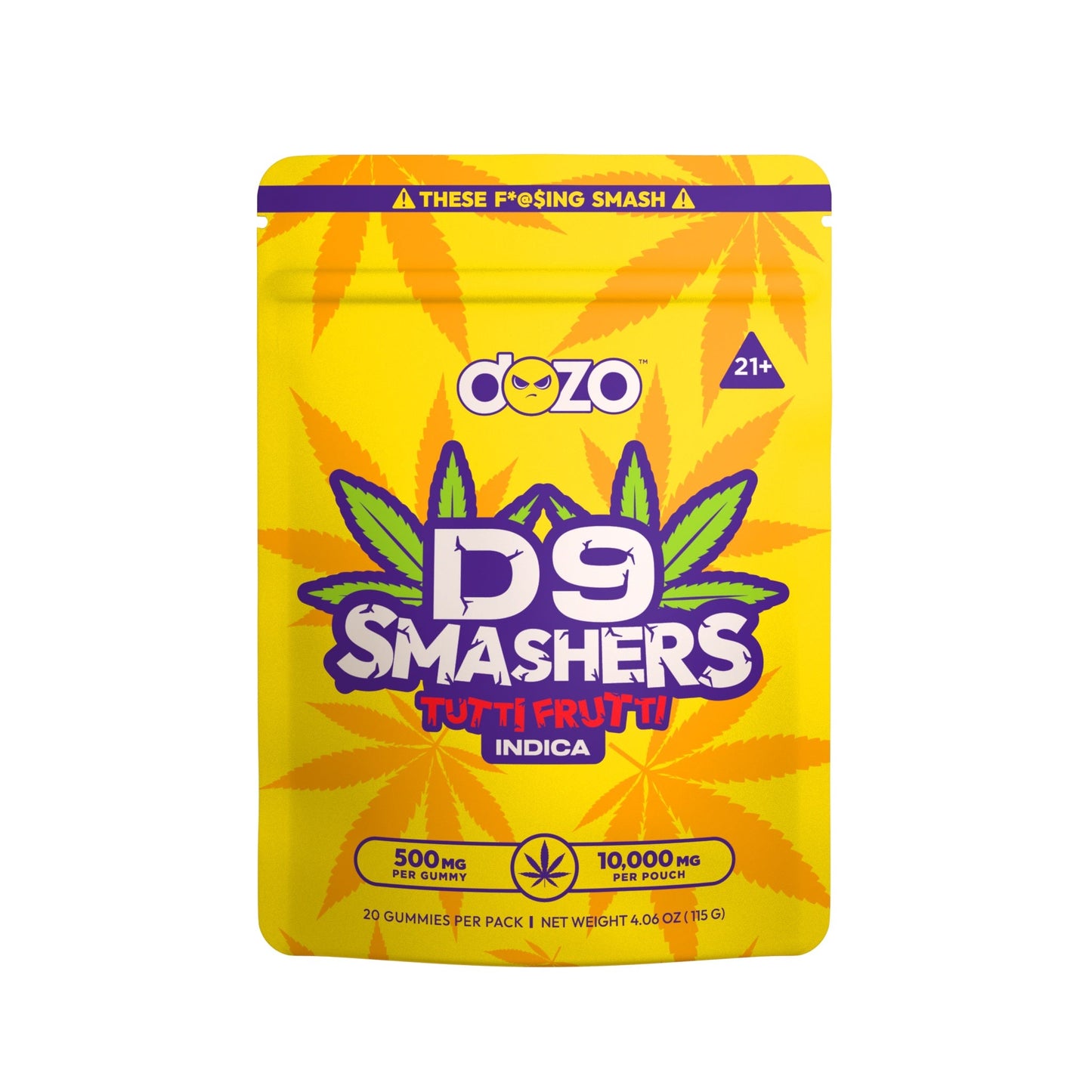Dozo Delta 9 Smashers Gummies - 10,000mg Tutti Frutti (I)