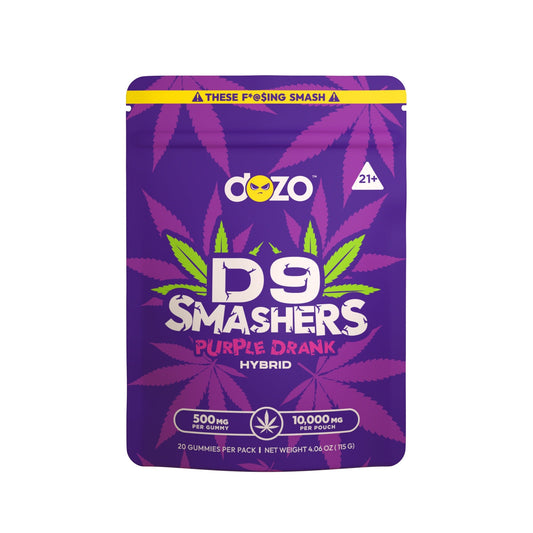 Dozo Delta 9 Smashers Gummies - 10,000mg Purple Drank (H)