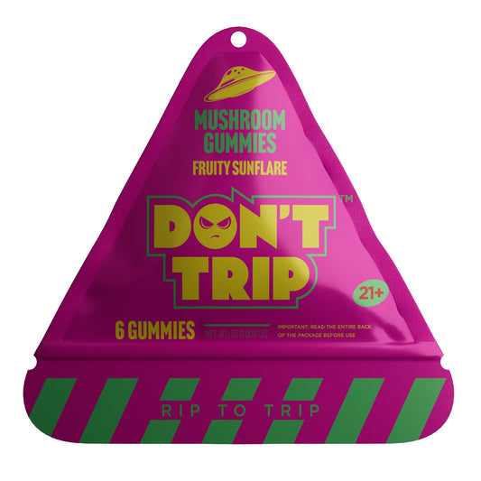 Dozo Don't Trip Mushroom Gummies Fruity Sunflare