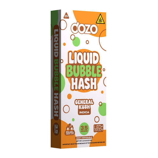 Dozo THC-A + Liquid Bubble Hash Vaporizer - 3500mg General Kush (I)