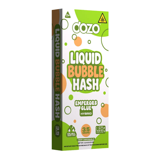 Dozo THC-A + Liquid Bubble Hash Vaporizer - 3500mg Emperors Glue (H)