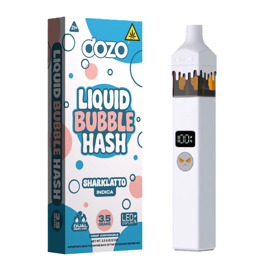 Dozo THC-A + Liquid Bubble Hash Vaporizer - 3500mg Sharklatto (I)
