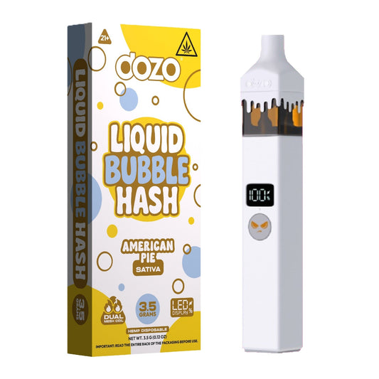Dozo THC-A + Liquid Bubble Hash Vaporizer - 3500mg American Pie (S)